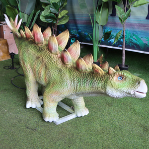 Playground Realistic Dinosaur Electronic Model Life-size Animated Dinosaur Jurassic World Dynamic Stegosaurus