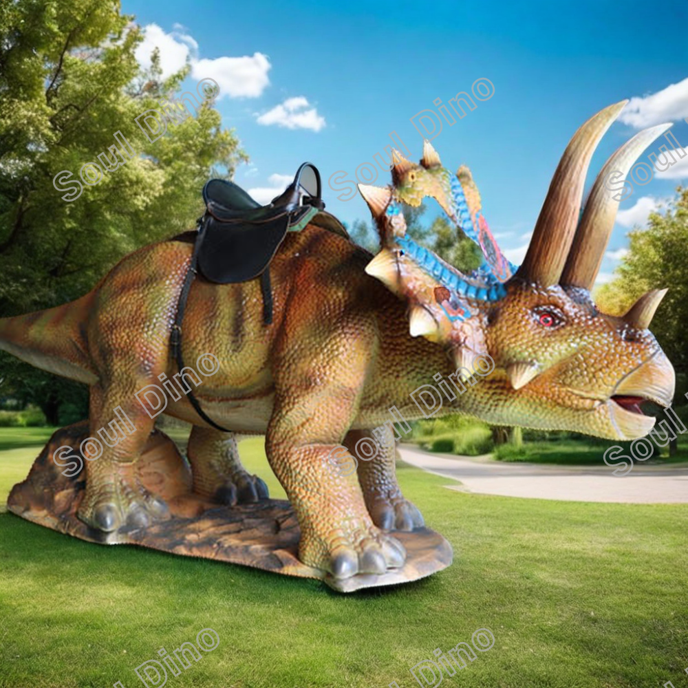 Hot selling animatronic dinosaurs rides for shopping malls and amusement park for sale