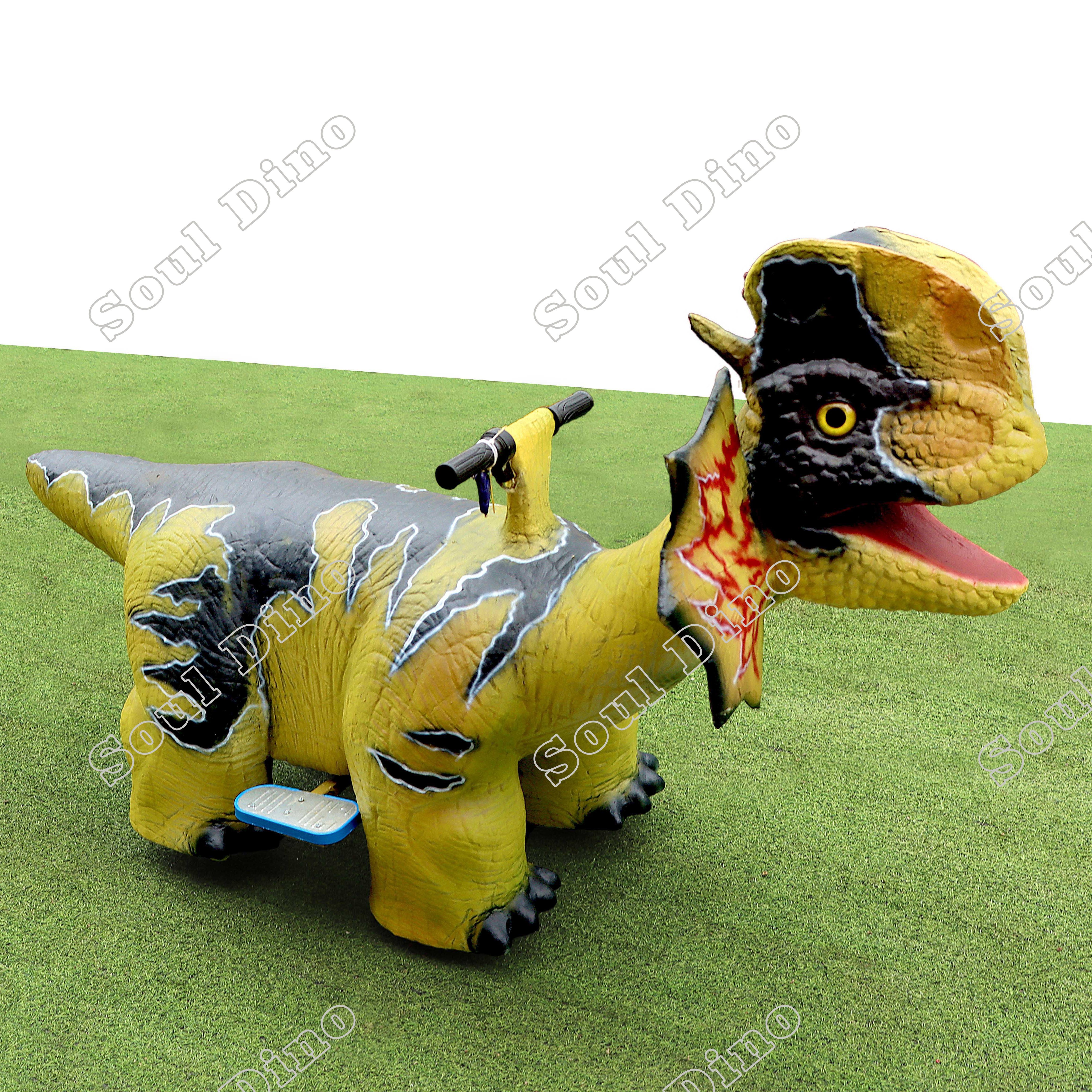 Hot selling animatronic dinosaurs rides for malls and park sale