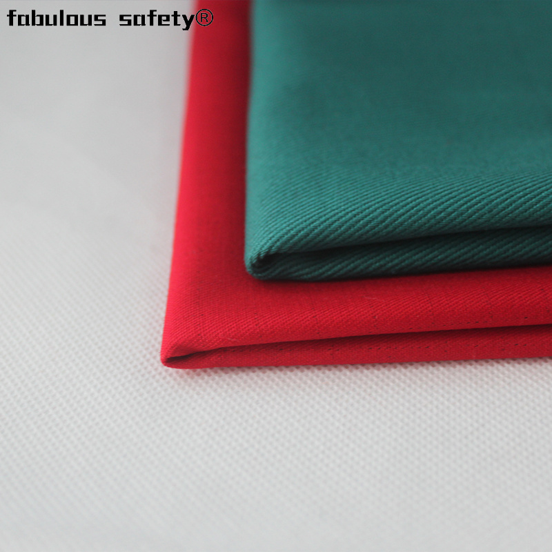 320g Woven 100% Cotton Flameproof 3/1 Twill Anti Fire Protective FR Fabric