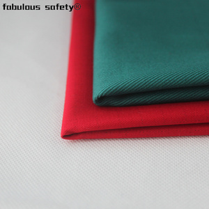 320g Woven 100% Cotton Flameproof 3/1 Twill Anti Fire Protective FR Fabric