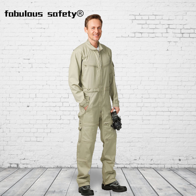 Custom Long Sleeve Work Safety Overalls Mechanic Jumpsuit