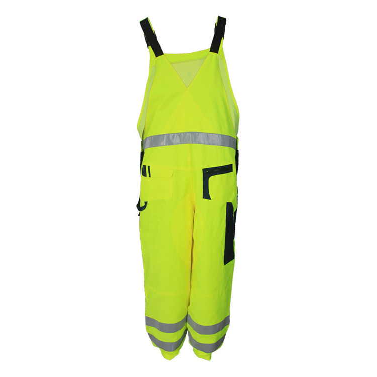 Yulong Mens Bib Pants Flame Resistant Workwear For Chemical Engineering