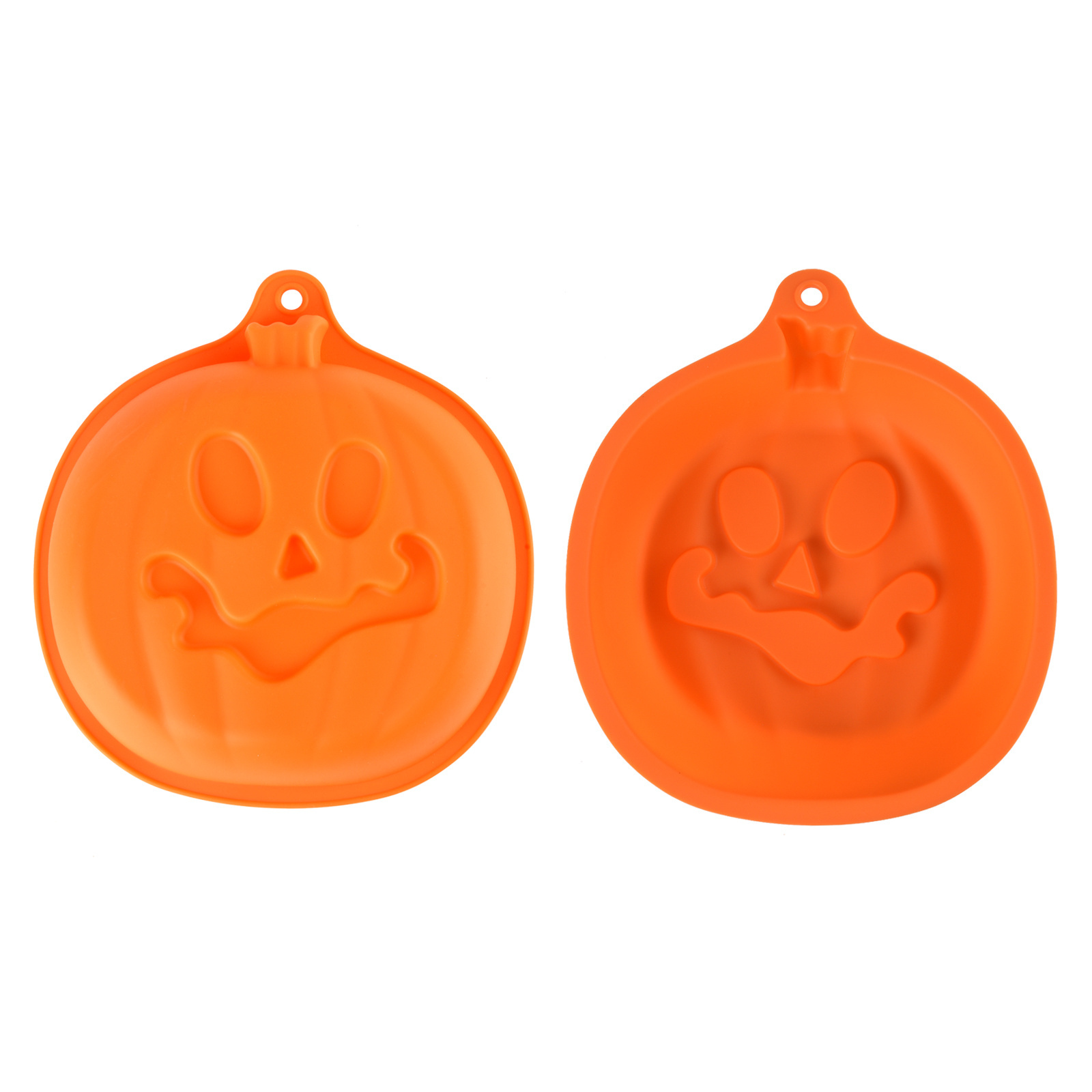 Popular Halloween pumpkin shape Baked Popsicle Stick Candy Cookie Cake pumpkin chocolate Candle Pumpkin silicone mold