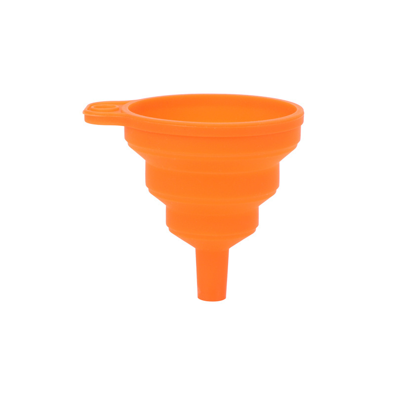 11*8cm Big Size OEM/ODM Service Accepted Manufacturer Direct Sale Food-grade Silicone Collapsible Funnel