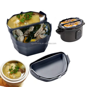 Customized High Performance Slow Cooker Collapsible Cooker Divider Liner 4.5QT-6QT-7QT-8QT Silicone Insert Fit For Crockpot