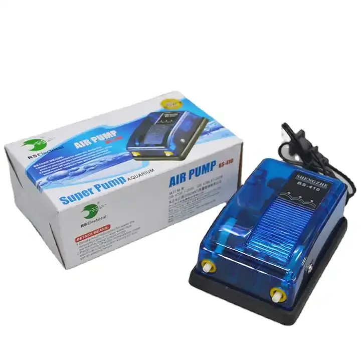 jr Risheng RS-410 fish tank aquarium silent aerator oxygen pump