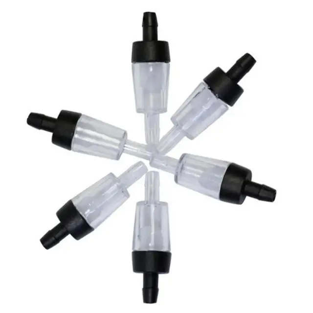 Aquarium Air Pump Check Valve Plastic One Way Non-Return Check Valve For Fish Tank Air Line Tube Hose Pipe Fitting