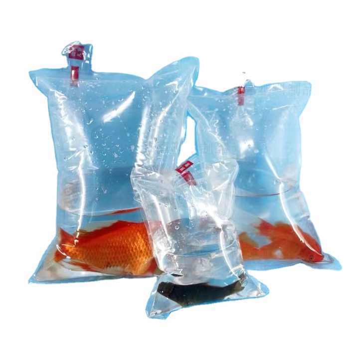 China Product Aquarium Live Fish Ornamental Fish Packaging Bag Transport Oxygen Fish Bag