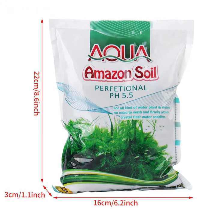 Aquarium Planted Substrate Sand Soil Fertilizer Mud for Fish Tank Plants Care Freshwater Soil