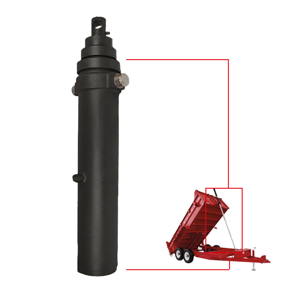 Hydraulic Cylinder Ram For Hook Lift Trailer