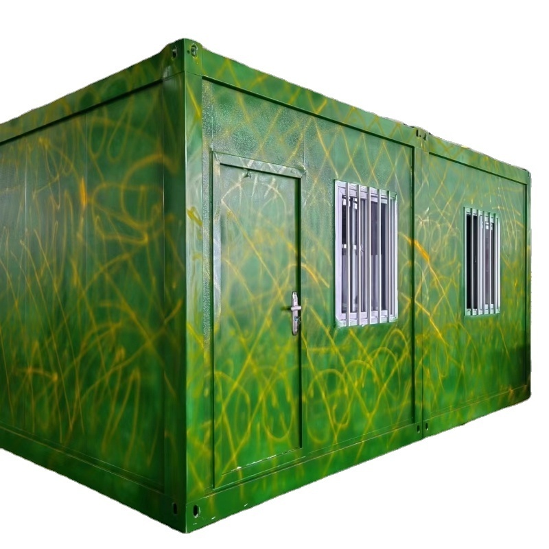 Cheap Prefabricated Folding Movable 20ft Container House With 10 Units Per 40ft HC