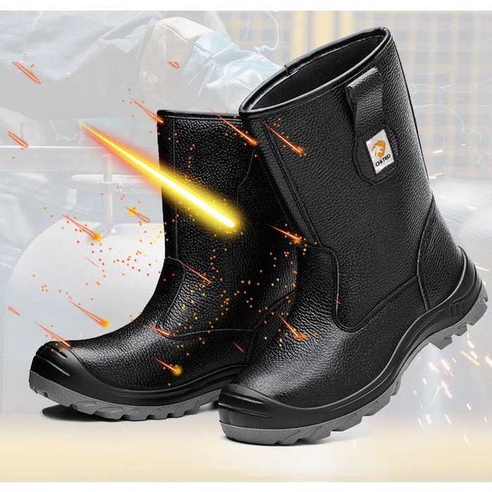 Factory Hot PU Work Boots Men Steel Toe Safety Shoes Boot For Sale Women