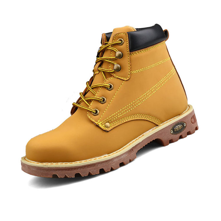 2022 fashion high cut safetyshoes working boots for men steel toe shoes safety