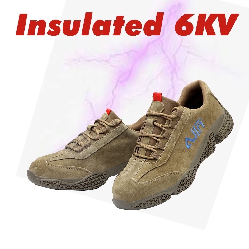 SAFETYLEADERS electrical safety shoes leather safety working boots industrial safety shoe women and men