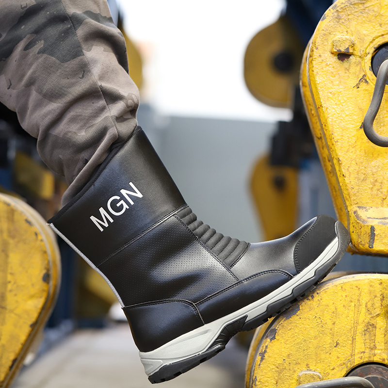 Steel toe insert safety boots caps in rubber boot cap