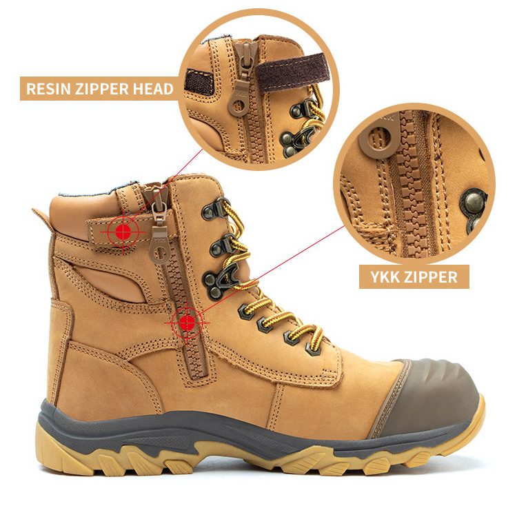 Original Brand New Spring Cheap Composite Toe Waterproof 2015 Wholesale Genuine Leather Men Safety Boot