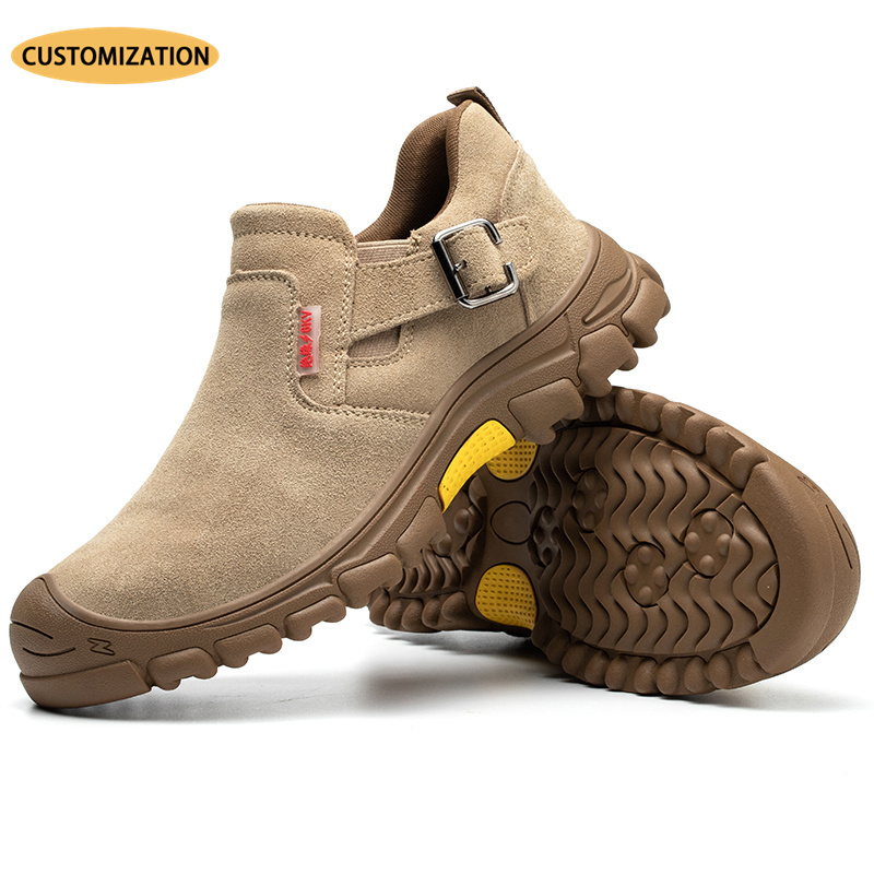 Hot Insulated Boots Genuine Leather Boot Woven Lightweight Work Safety Shoes Steel Toe With Wholesale Price