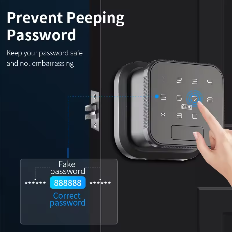 Safety Fingerprint Digital Deadbolt With App Keypad Home Fingerprint Door Lock smart doorlock