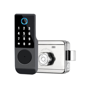 Electronic Keyless Keypad Deadbolt Door Lock Fingerprint smart Door Lock For Home