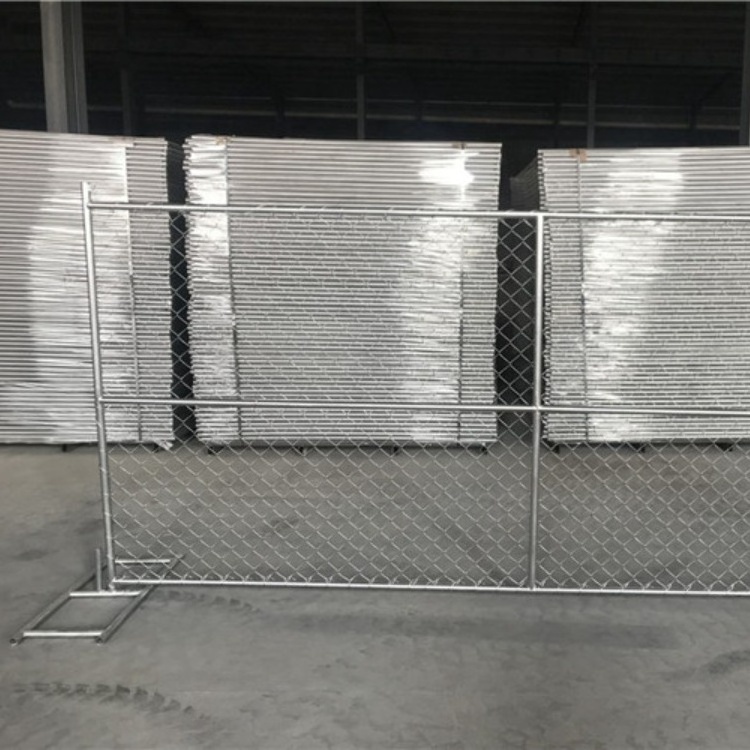 American  portable 2.1m*2.4m  chain link panel be used temporary fences for construction