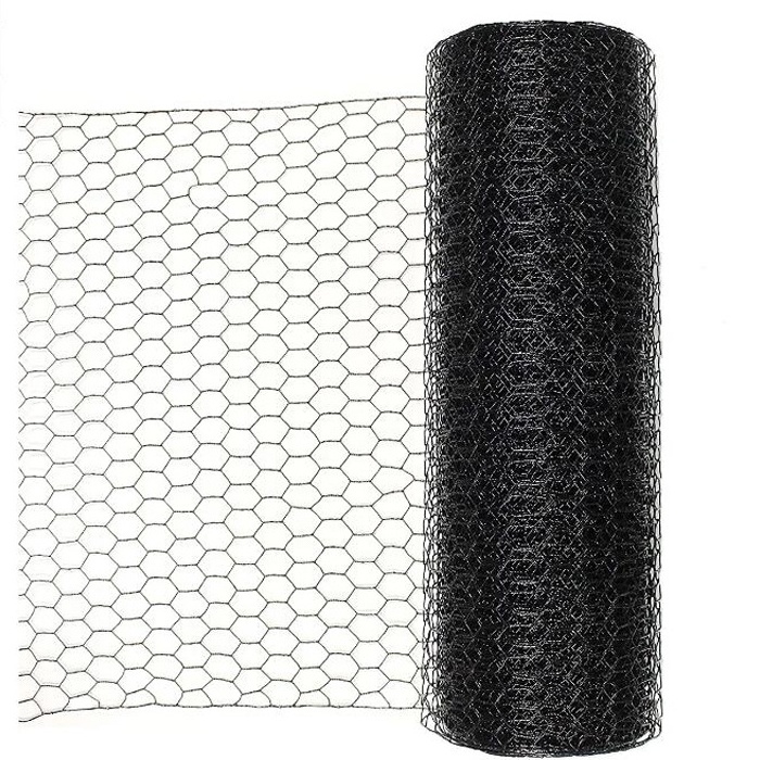 PVC Plastic Coated Poultry Netting Chicken Wire Mesh Hexagonal Wire Netting 3/4 Inches Fence for Chicken Coop