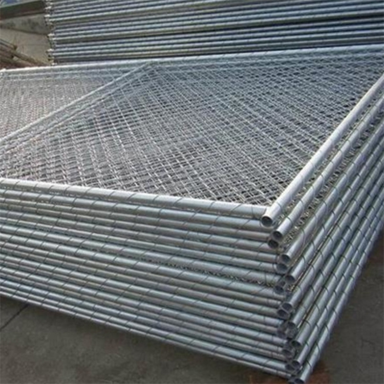 Commercial and Public Environments Temporary  Galvanized 6x12 Chain Link fence