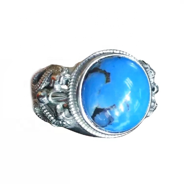 Turquoise indian rings jewellery Sterling Silver Rings Gemstone Turquoise Rings