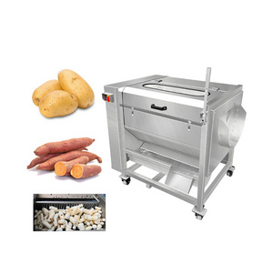 Industrial Potato Peeling Machine sweet potato Carrot Washing And Peeling Machine