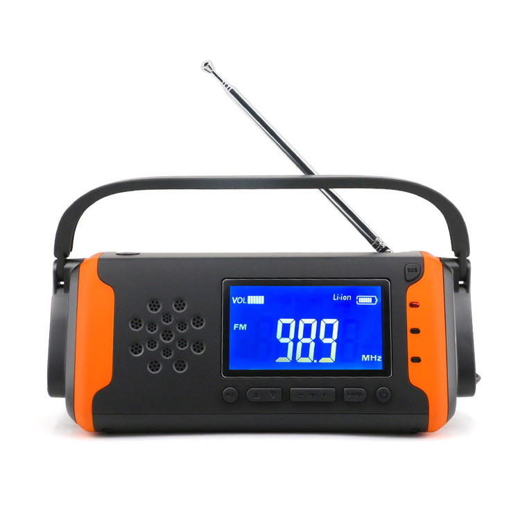 Survival kit internet fm auto scan weather radio