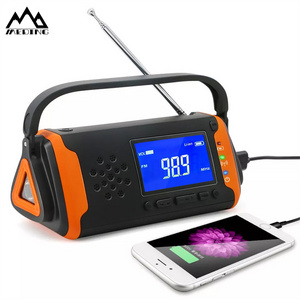 MEDING HOT Solar Emergency Weather Radio Noaa Dynamo Hand Crank Radio