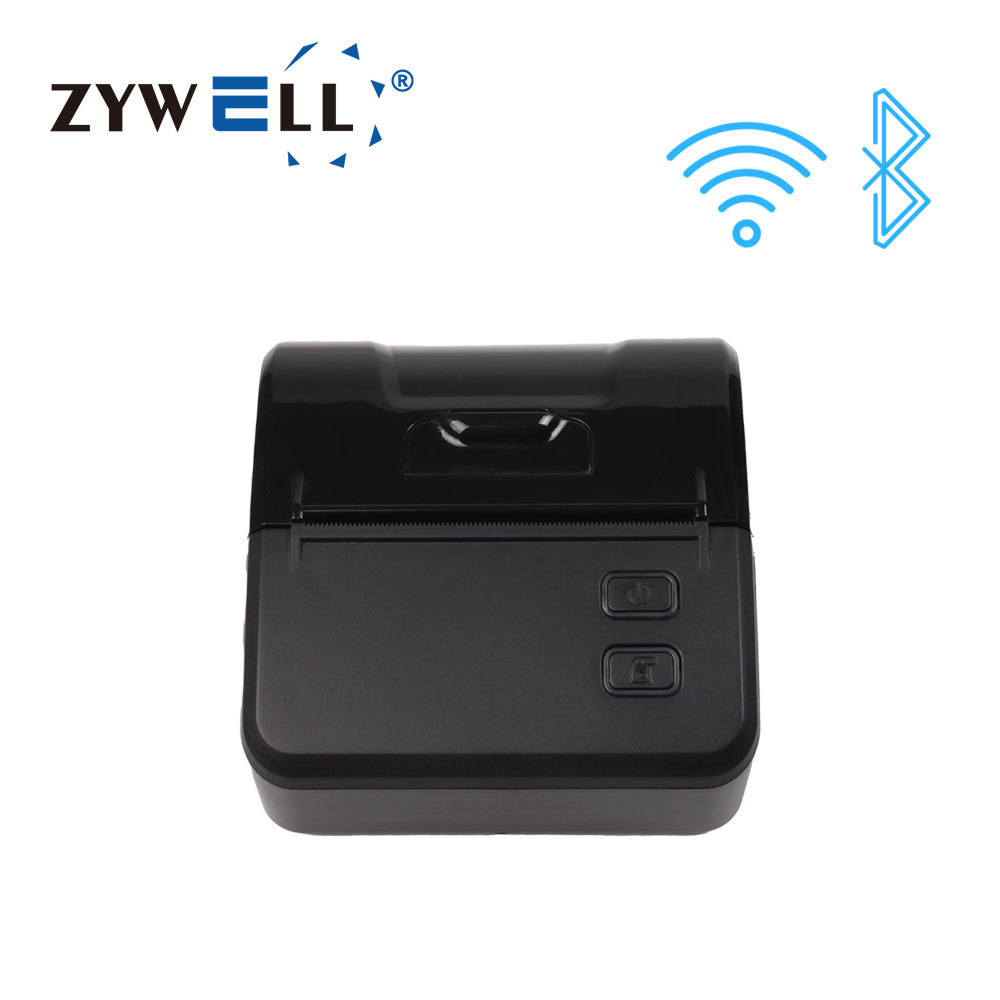 80mm mini portable wireless printer imprimante thermique bluetooth inkless thermal receipt printer