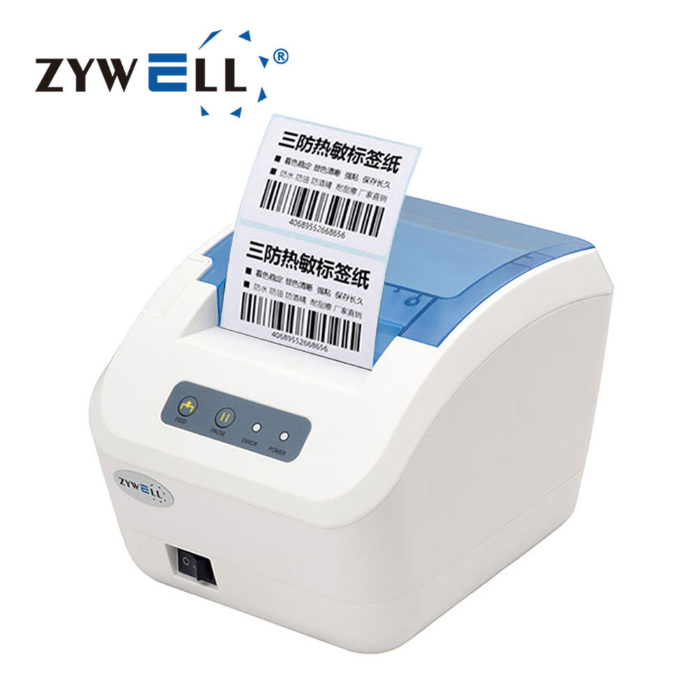 Inkless thermal label printer machine android IOS system bluetooth sticker barcode QR code printer