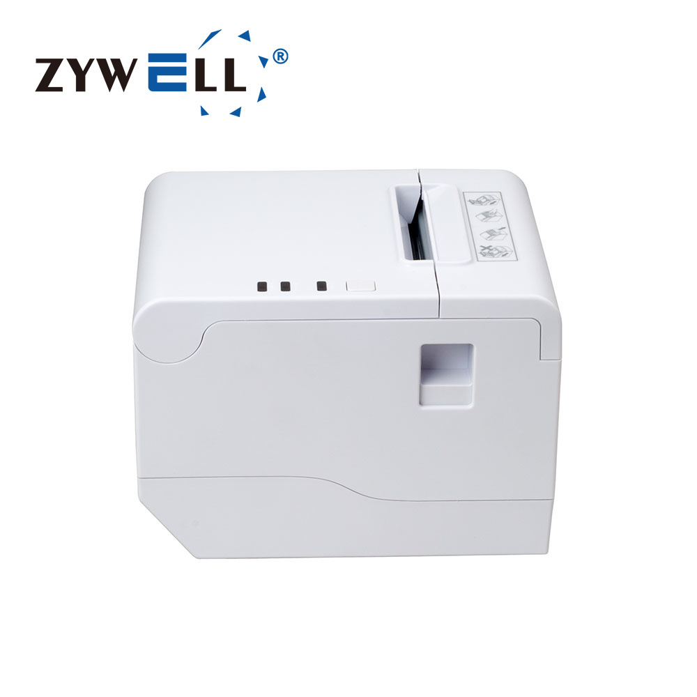 High quality lottery ticker printer Zywell zy808 black gray white thermal 80mm event ticket printer