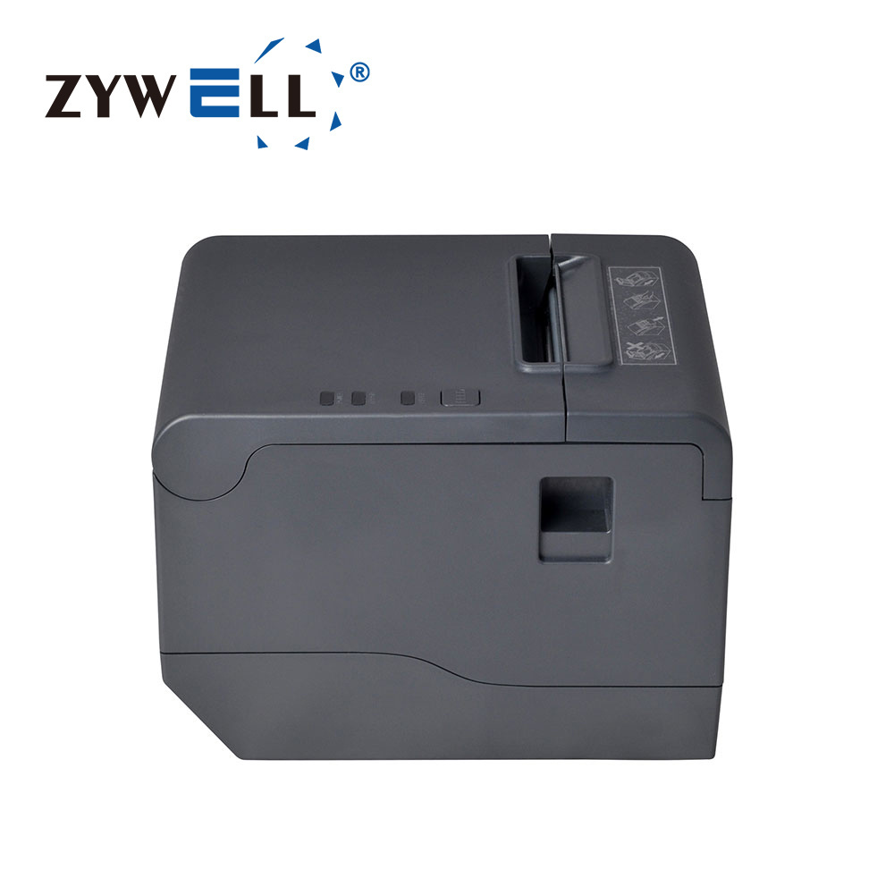 High quality lottery ticker printer Zywell zy808 black gray white thermal 80mm event ticket printer