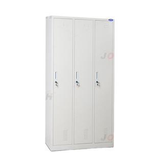 Metal Gym Three Doors Locker School Locker with Mirror Changing Room Key Clothes Lockers