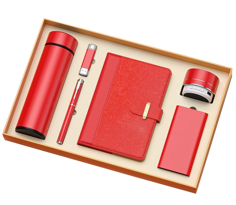 2024 Corporate Gift Set Hot Teacher Office Products Including Notebook Power Bank Bluetooth Speaker Pen U disk for Christmas