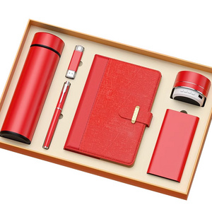 2024 Corporate Gift Set Hot Teacher Office Products Including Notebook Power Bank Bluetooth Speaker Pen U disk for Christmas