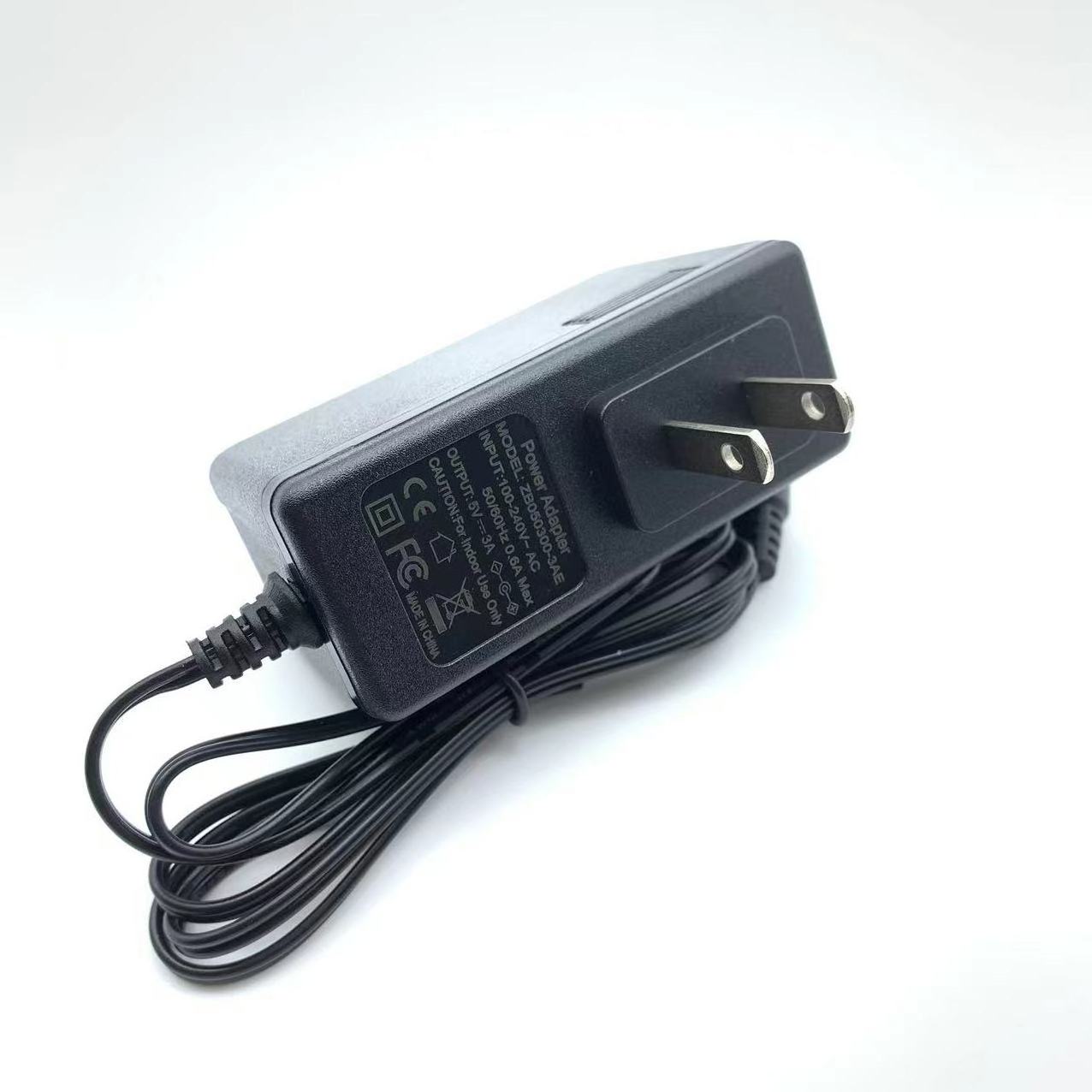 Intertek CCTV Power Supply 5V3A DC Output Type 5V LED Lamp UK EU Plug Charger Wall Mount Power Adapter 5V2A 5V1A 5V1.5A