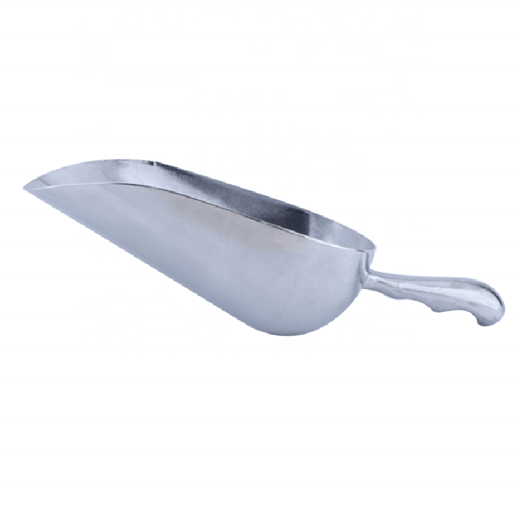 Food Grade Useful Round Bottom Aluminum Food Scoop Ice Scoop For Ice Bucket Coffee Bean