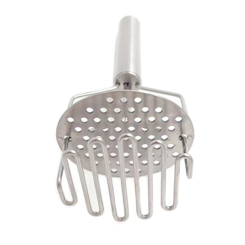 Old Fashioned Hand Press Stainless Steel Potato Masher For Mashed Potatoes