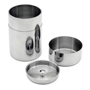 Wholesale Tea Tins Sugar Food Storage Jar Airtight Container Stainless Steel Tea Tin Coffee Canister