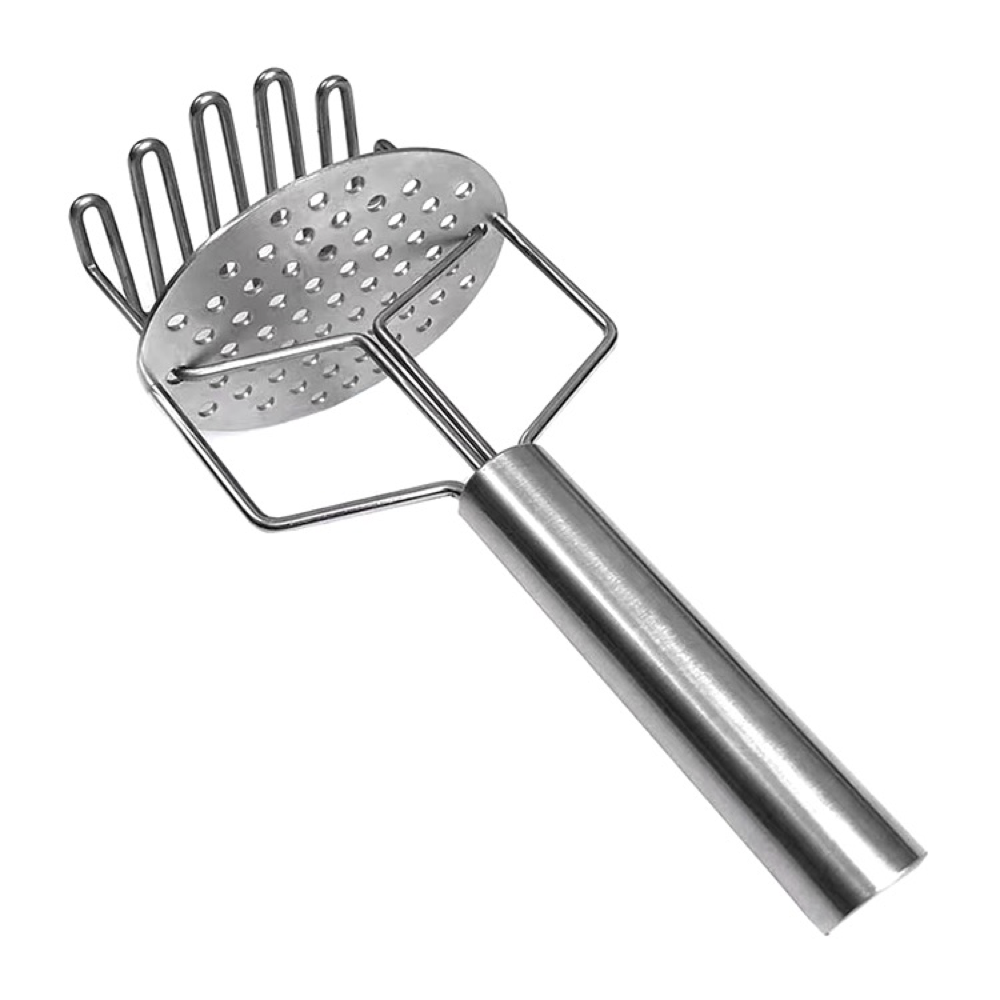 Old Fashioned Hand Press Stainless Steel Potato Masher For Mashed Potatoes