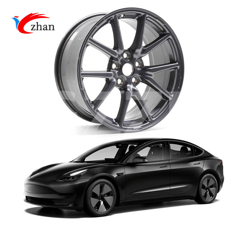 Aero 18 inch 18x8.5 Rim 5 Double Spoke Car Wheel ET40 OEM For 2017-2020 Tesla Model 3 1044221-00-C