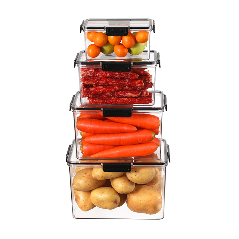 Factory Direct Sales Special Storage Box For Food-Grade Refrigerator Vegetable Sealed Box Food Containers