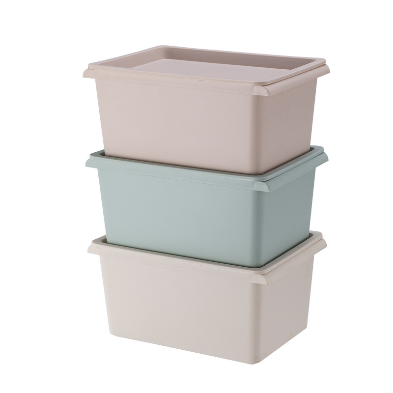 Wholesale china supplier clothing and toys PP container 5L storage box plastic with lid for household