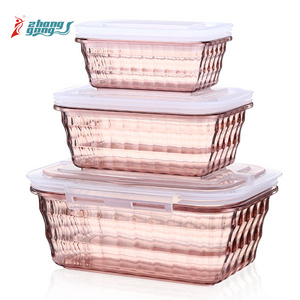 Wholesale large plastic containers restaurant salad mixing bowl set