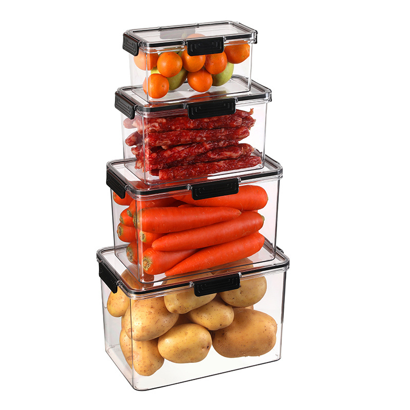 Factory Direct Sales Special Storage Box For Food-Grade Refrigerator Vegetable Sealed Box Food Containers