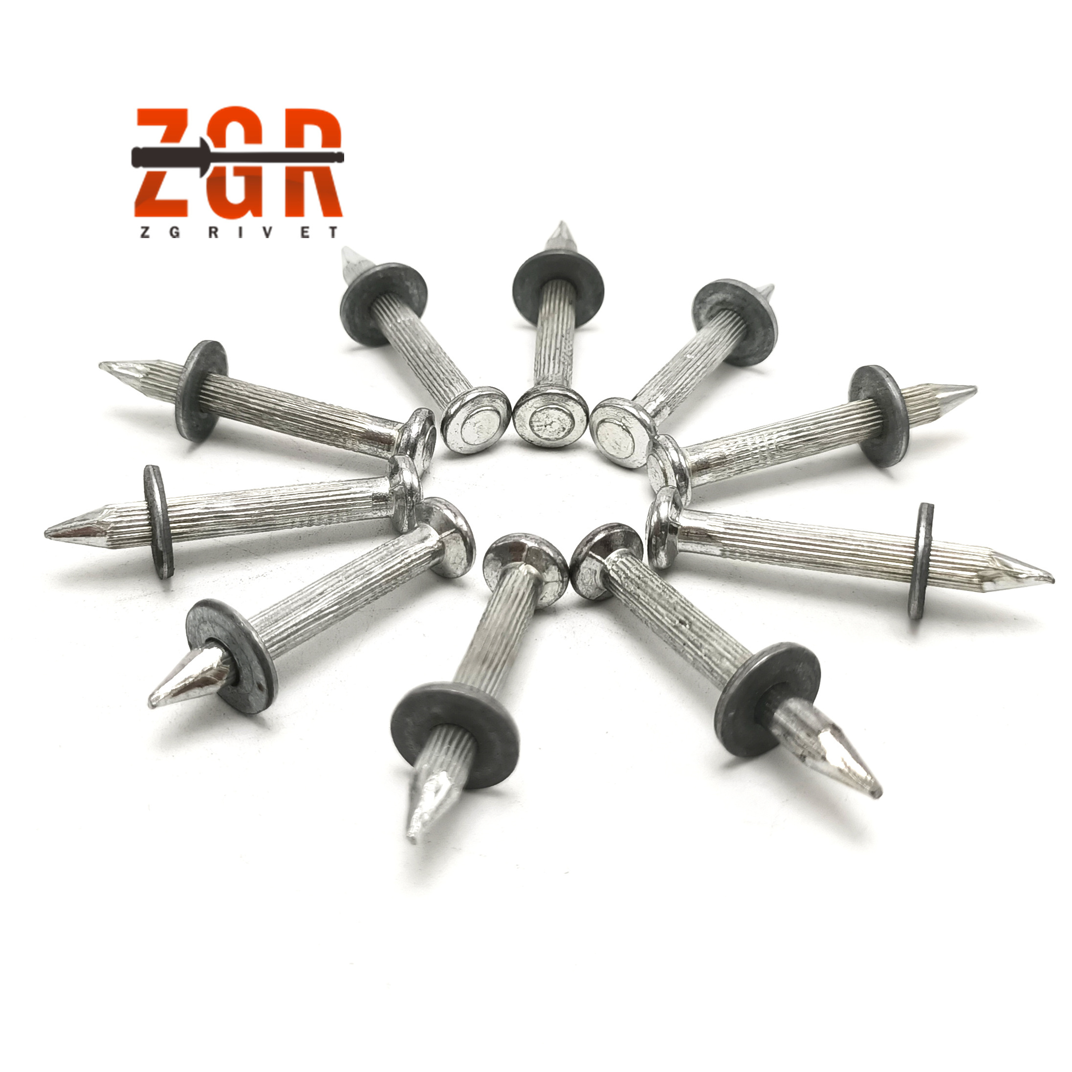 Heat Insulation Nail Concrete Steel Shooting Nail Exterior Wall Fastener Drive Pin Nails