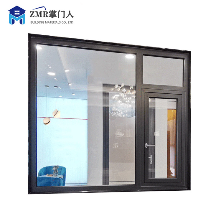 Factory direct canada casement door exterior entry door with blinds